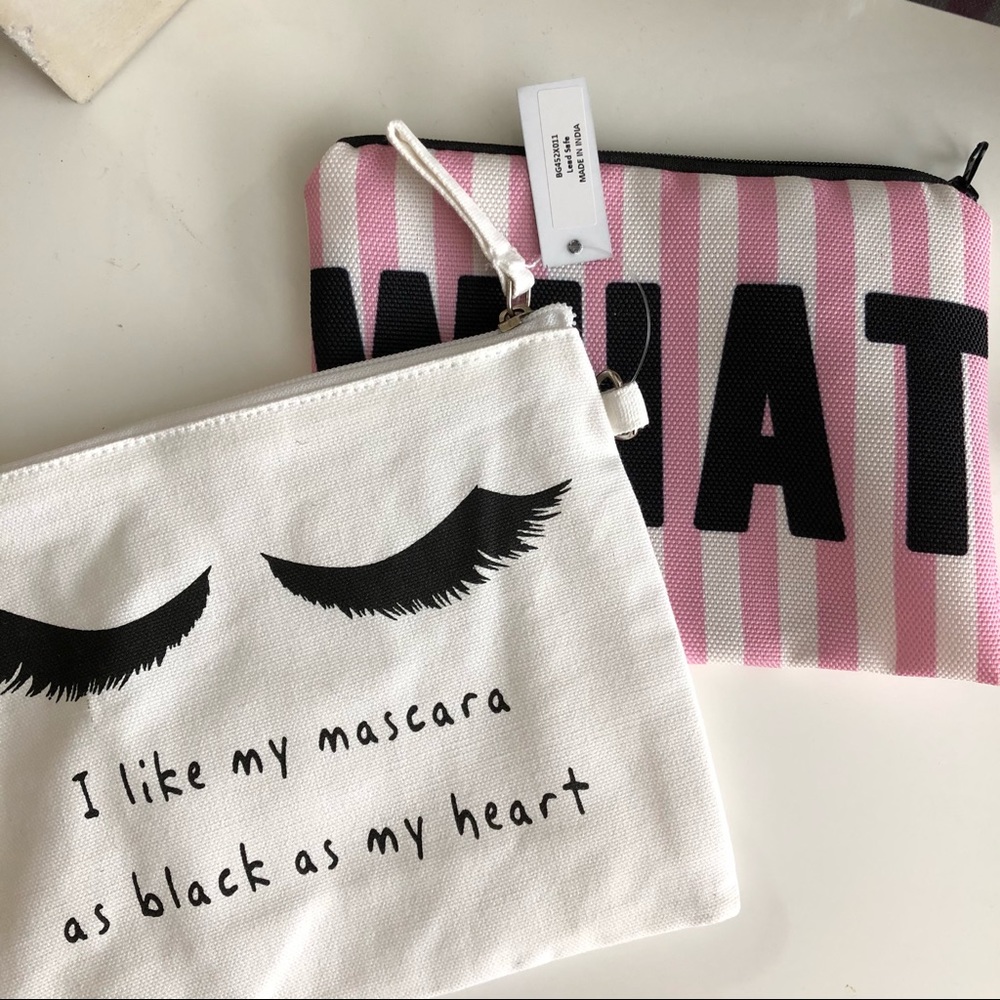Wristlet & Makeup bag bundle
